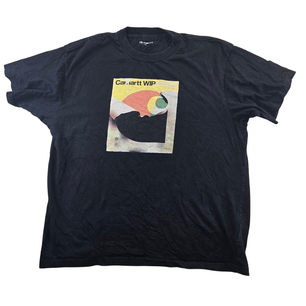 Carhartt WIP T-Shirt Mens L Black Bookcover S/S 22 Graphic Organic Cotton Tee